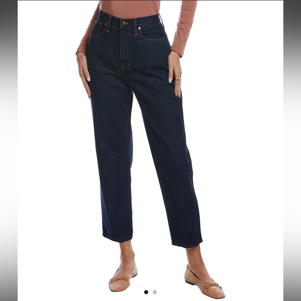 NWT Madewell baggy tapered indigo jeans